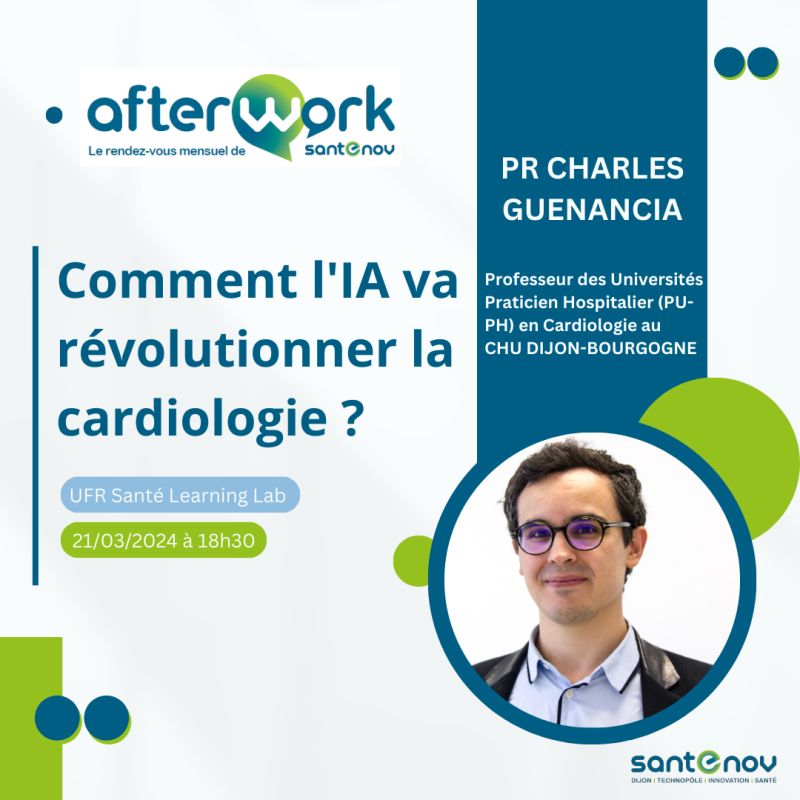 Afterwork Santenov : "Comment l'IA révolutionne-t-elle la Cardiologie ?"